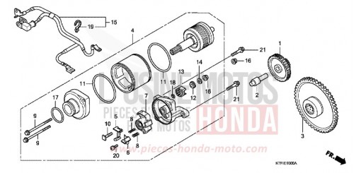 STARTING MOTOR SH150A de 2010